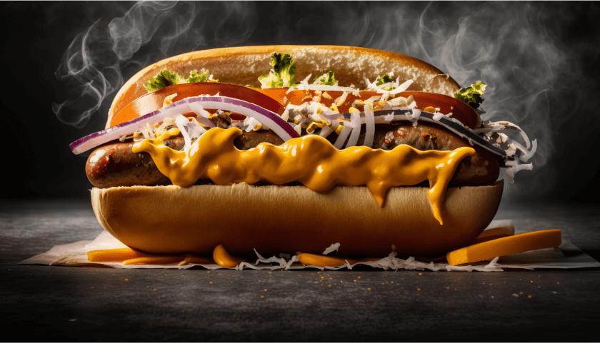 Steamed dim sum in bamboo basket